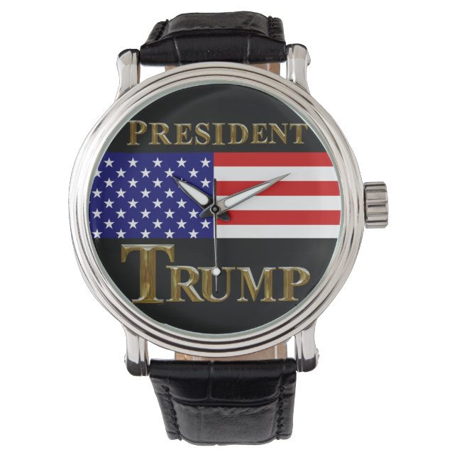 PRESIDENT TRUMP WATCH HORLOGE (Voorkant)