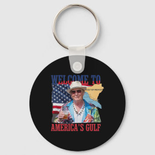 President Trump Welkom bij America's Golf Mexico 7 Sleutelhanger