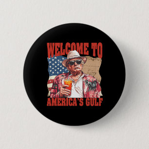 President Trump Welkom bij America's Golf Mexico Ronde Button 5,7 Cm