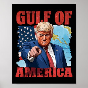 President Trump welkom in de Golf van Mexico 5 Poster