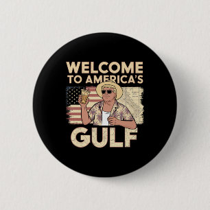 President Trump Welkom Ronde Button 5,7 Cm