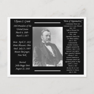 President Ulysses S Grant Briefkaart