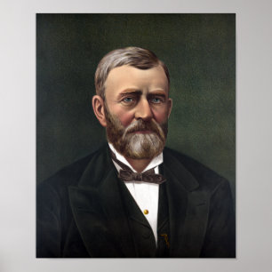 President Ulysses S. Subsidie — Amerikaanse geschi Poster