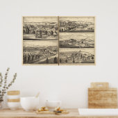 President van CP Hatch, Wm Sexton, JM Freeman Poster (Keuken)