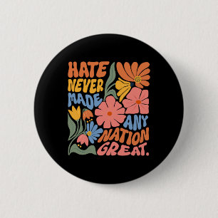 President van de Bloemendemocraten tegen Trump Lib Ronde Button 5,7 Cm