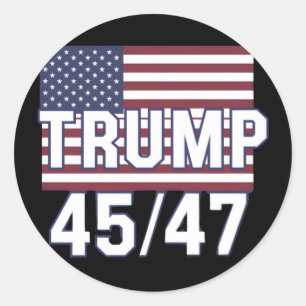 President van de Verenigde Staten 4547 1 Ronde Sticker