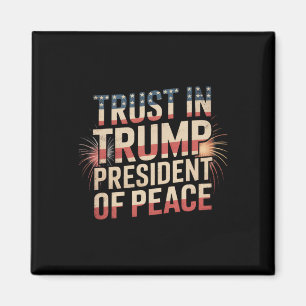 President Van Vrede Vertrouwt Op Trump 1 Magneet