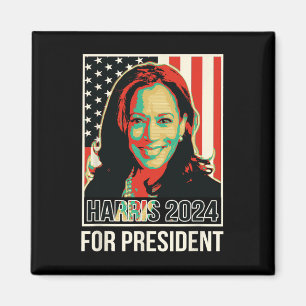 President Verkiezing Harris 2024 voor President Magneet