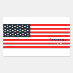 President Verkiezingstrump 2016 Rechthoek Rechthoekige Sticker