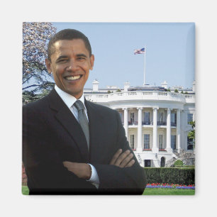 President-Verkozen Obama - Square Magnet Magneet