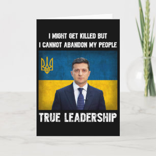 President Volodymyr Zelensky Oekraïne Oekraïense V Kaart