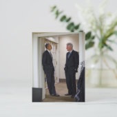 Presidenten Barack Obama & Bill Clinton Briefkaart (Staand voorkant)