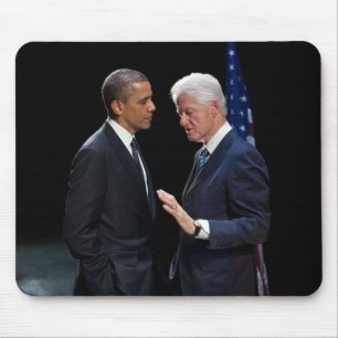 Presidenten Barack Obama & Bill Clinton Muismat