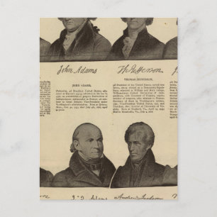 Presidenten US, autografieën, biografieën 2 Briefkaart