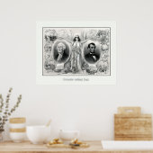 Presidenten Washington en Lincoln Poster (Keuken)