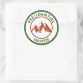 Presidentieel verplaatsen ronde sticker (Tas)