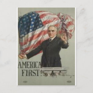 Presidentiële campagne 1920 briefkaart