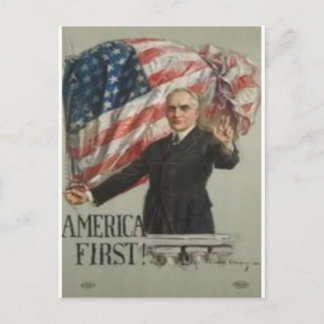 Presidentiële campagne 1920 briefkaart