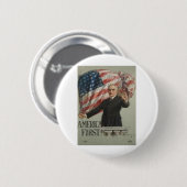 Presidentiële campagne 1920 ronde button 5,7 cm (Voorkant /achterkant)