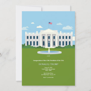Presidentiële inaugurele partij van het Witte Huis Kaart