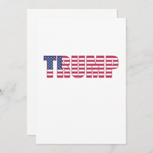 Presidents' Day Kaart (Voorkant / Achterkant)