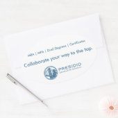 Presidio Afstuderen School Sticker (Envelop)