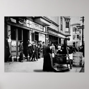 Presidio Heights Quake Relief - San Francisco 1906 Poster