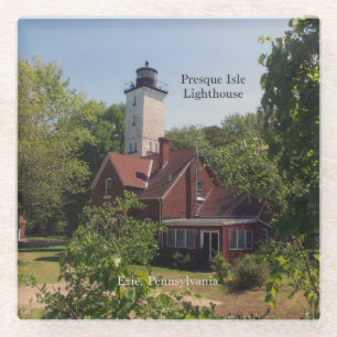 Presque Isle Lighthouse Erie glass onderzetter