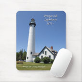 Presque Isle Lighthouse mousepad Muismat (Met muis)