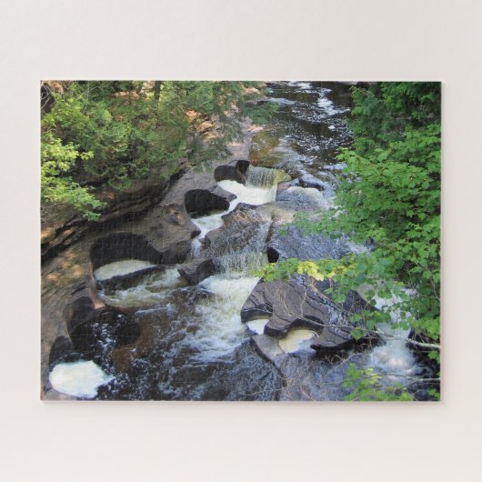 Presque Isle River - Michigan - 16x20 - 520 pc Legpuzzel (Horizontaal)