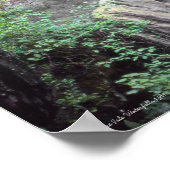 Presque Isle River Waterfall 1981 U.P. Michigan Poster (Hoek)