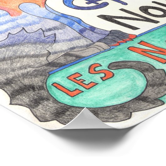 Presque Le Conversation Noir, affiche Ginger Nuts (Coin)