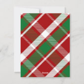 "Presque perdu les pédales d'elfe" Carte de Noël d (Dos)