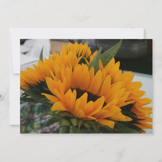 Presque un tournesol Enregistrer la carte de date (Devant)