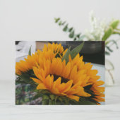 Presque un tournesol Enregistrer la carte de date (Debout devant)