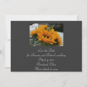 Presque un tournesol Enregistrer la carte de date (Dos)