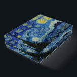 PRESSE-PAPIERS ART - VINCENT VAN GOGH 2<br><div class="desc">Ce dessin représente un autre chef-d'oeuvre célèbre - l'huile sur toile - peint par le grand peintre néerlandais Vincent Van Gogh (30 mars 1853 - 29 juillet 1890) nommé "La nuit étoilée" [1889]. De notre série ART... </div>