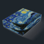 PRESSE-PAPIERS ART - VINCENT VAN GOGH 2<br><div class="desc">Ce dessin représente un autre chef-d'oeuvre célèbre - l'huile sur toile - peint par le grand peintre néerlandais Vincent Van Gogh (30 mars 1853 - 29 juillet 1890) nommé "La nuit étoilée" [1889]. De notre série ART... </div>