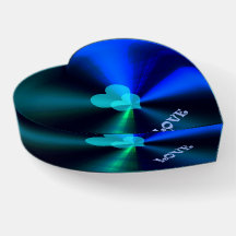 Coeur Love Glass Paperweight