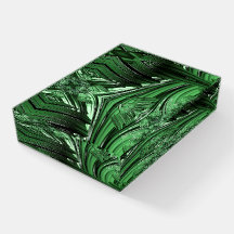 ~ Nuances de vert RECTANGULAR ~ Poids du papier