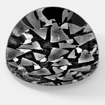 Poids en Papier sous Cloche de Verre