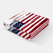 USA Flag Patriotic American Red White Blue