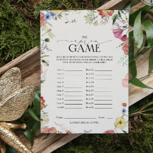 Pressed Floral Het Schort Game Vrijgezellenfeest G