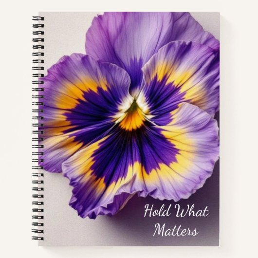 Pressed Flower Memory | Sentimental Botanical Keep Notitieboek (Voorkant)