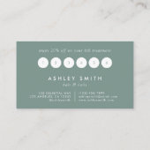 Pressed Flowers Loyalty Kaart (Achterkant)