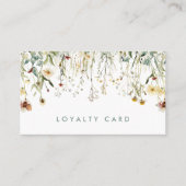 Pressed Flowers Loyalty Kaart (Voorkant)