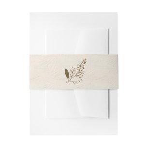 Pressed Flowers Shabby Garden Chic Programma Uitnodigingen Wikkel
