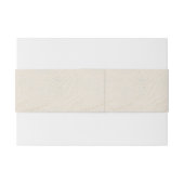 Pressed Flowers Shabby Garden Chic Programma Uitnodigingen Wikkel (Achterkant Voorbeeld)