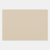 Pressed Leaves & Script Wrapping Paper Set (Voorkant 3)