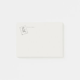 Pressed Rose- Regency Correspondence Post-it® Notes